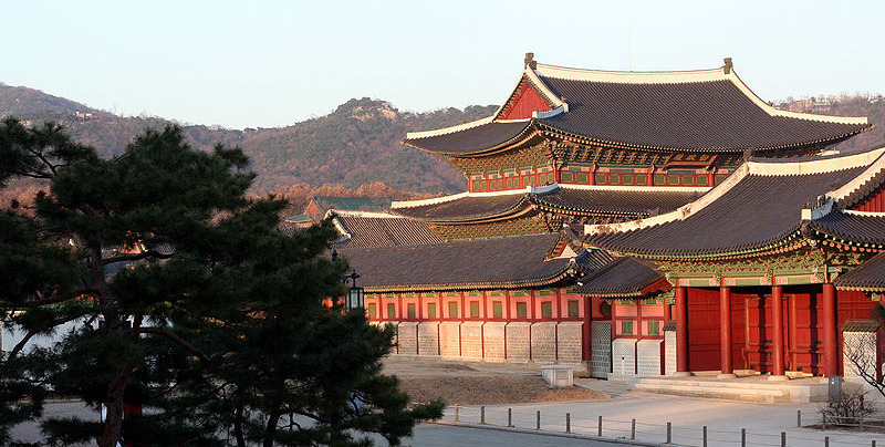 Blick auf den Gyeongbokgung - 경복궁